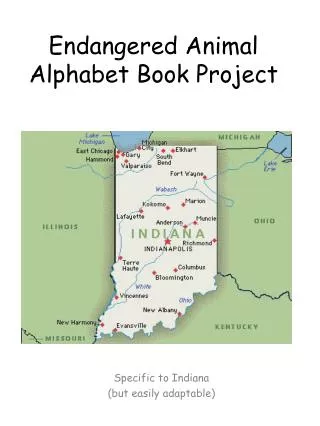 Endangered Animal Alphabet Book Project
