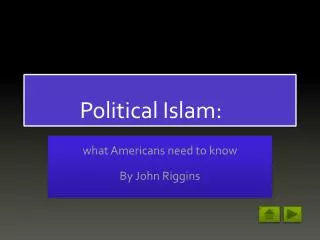 Political Islam: