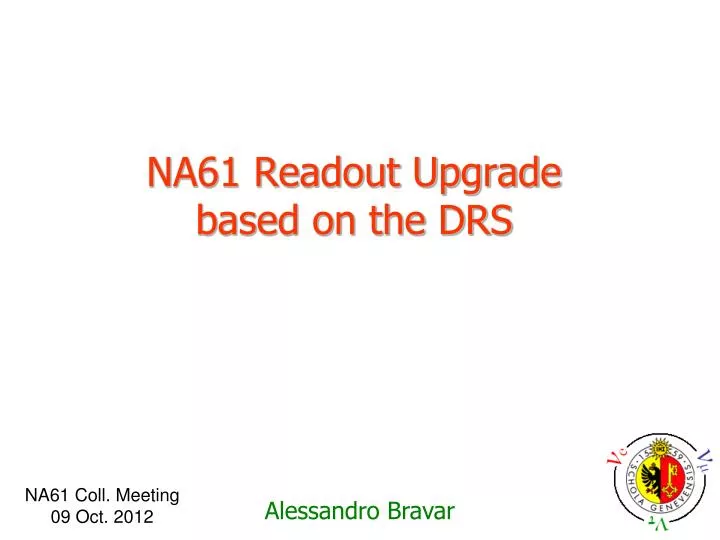 na61 readout upgrade based on the drs