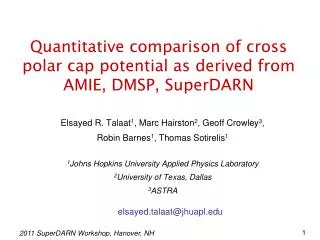 Quantitative comparison of cross polar cap potential as derived from AMIE, DMSP, SuperDARN