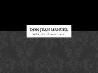 don juan manuel