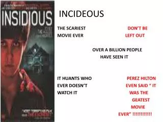 incideous
