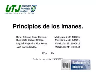 principios de los imanes