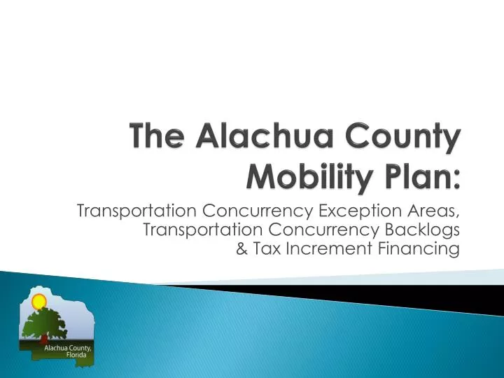 the alachua county mobility plan