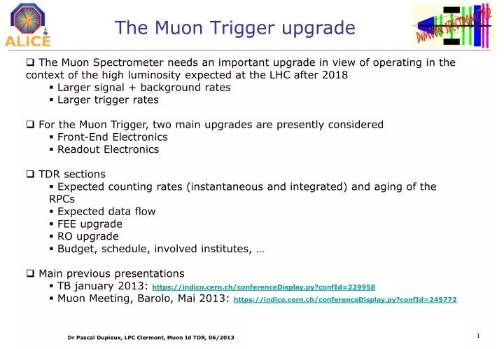 the muon trigger upgrade