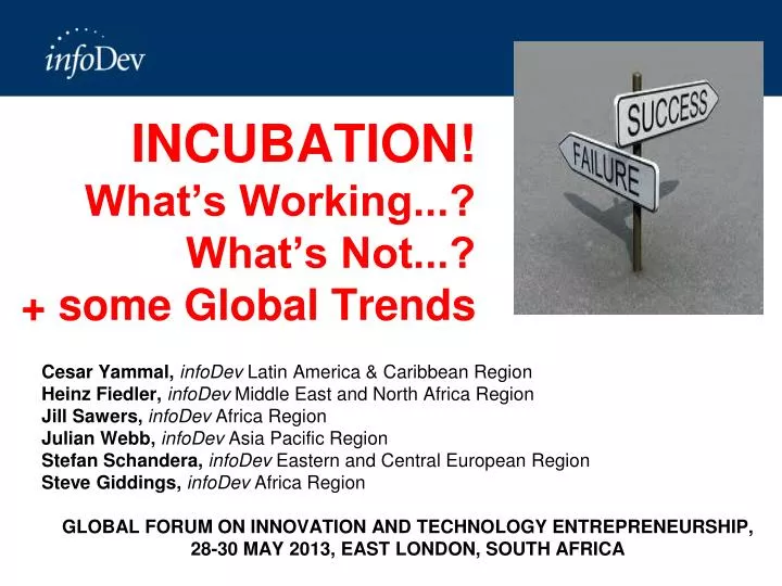 incubation what s working what s not some global trends
