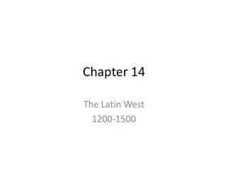 Chapter 14