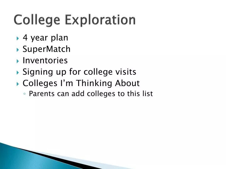 college exploration