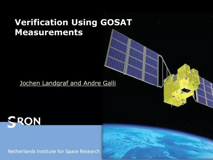 verification using gosat measurements