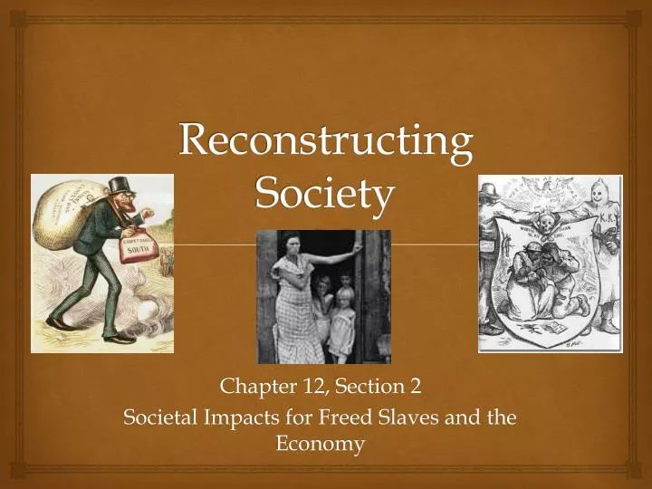 reconstructing society
