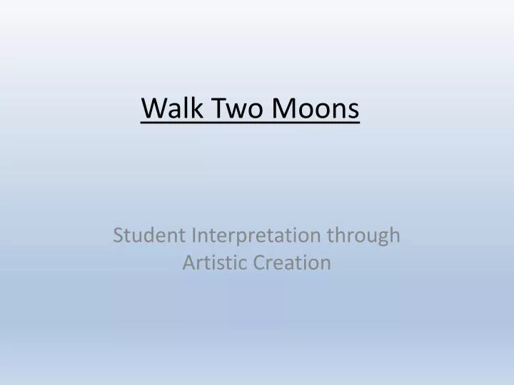 walk two moons