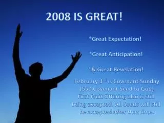 2008 IS GREAT!