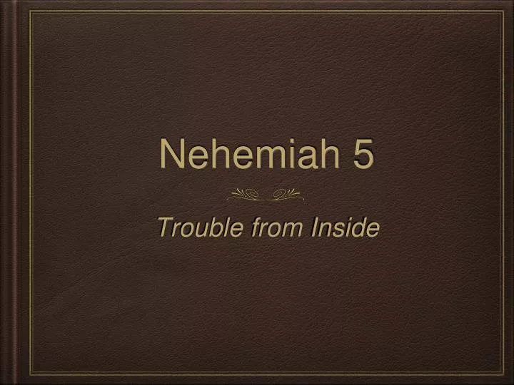 nehemiah 5