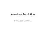 American Revolution - slide 1