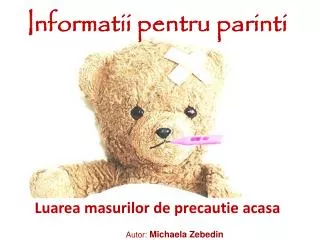informatii pentru parinti