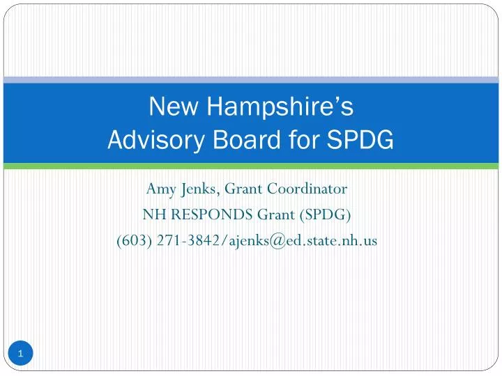 new hampshire s advisory board for spdg