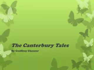 the canterbury tales