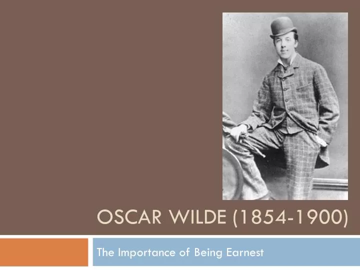 oscar wilde 1854 1900