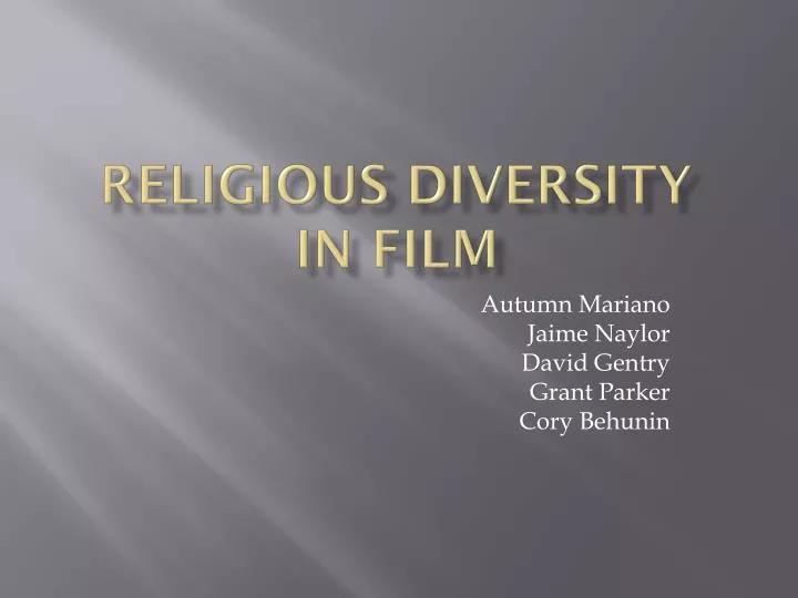religious diversity in film