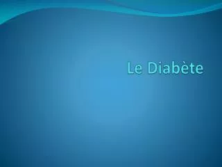 le diab te