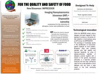 Industries and distributors To p rovide safer and healthier food products