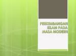 PERKEMBANGAN ISLAM PADA MASA MODERN - slide 1