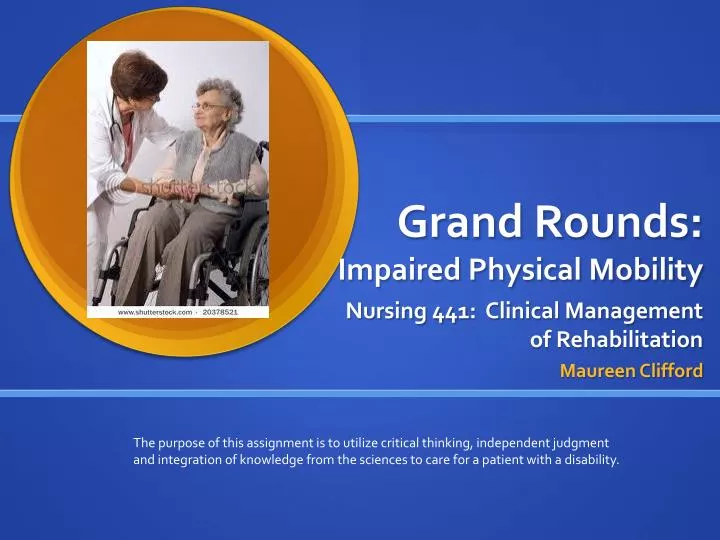 grand rounds impaired physical mobility