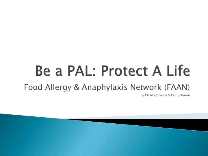 be a pal protect a life