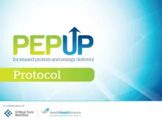 MAIN FEATURES OF THE PEP u P PROTOCOL