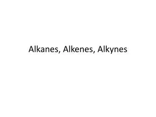 Alkanes, Alkenes, Alkynes