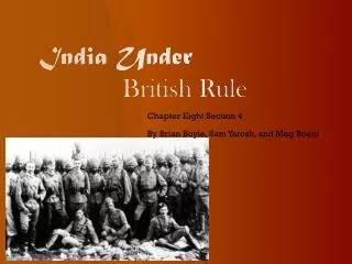 India Under British Rule