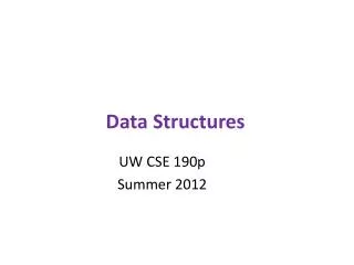 Data Structures