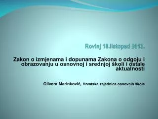 rovinj 18 listopad 2013