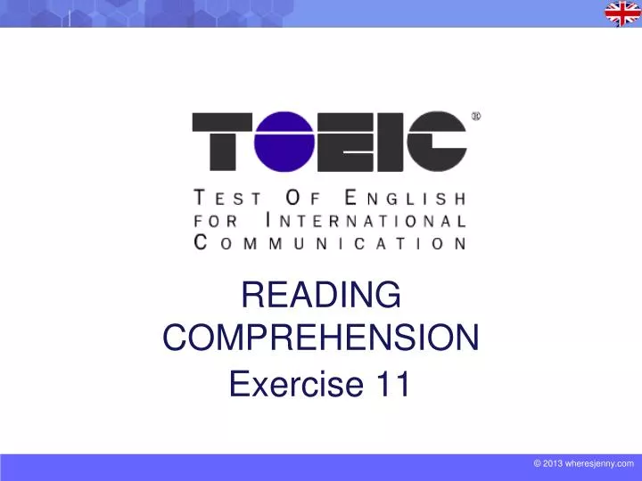 reading comprehension exercise 11