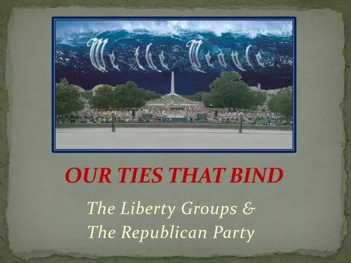 the liberty groups the republican party