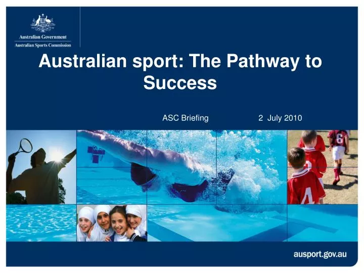 australian sport the pathway to success