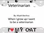 Veterinarian Page1 - slide 1