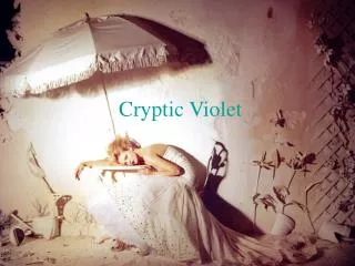Cryptic Violet