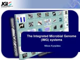 The Integrated Microbial Genome (IMG) systems