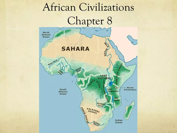 african civilizations chapter 8