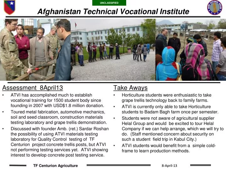 afghanistan technical vocational institute