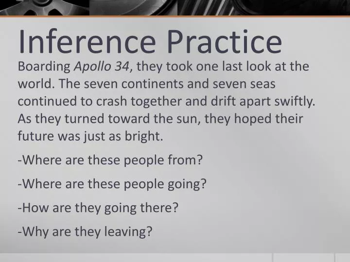 inference practice