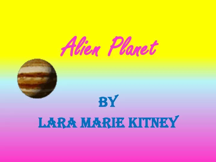 alien planet