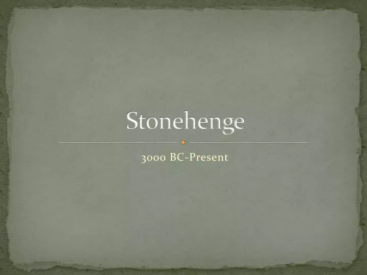 stonehenge