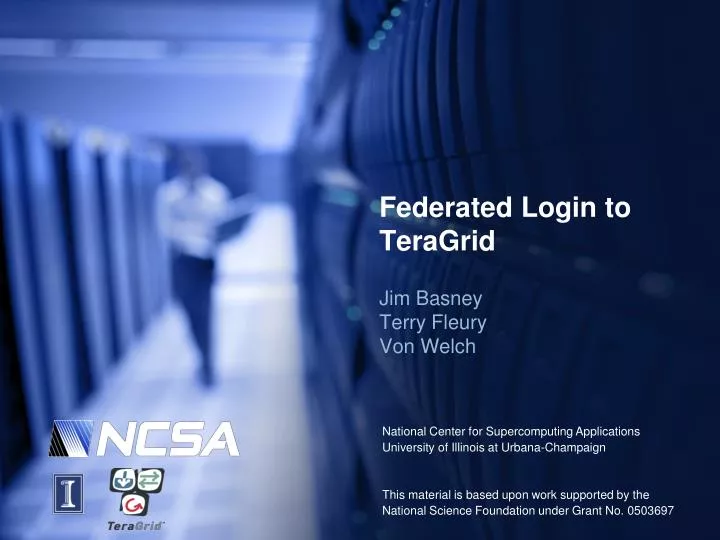 federated login to teragrid