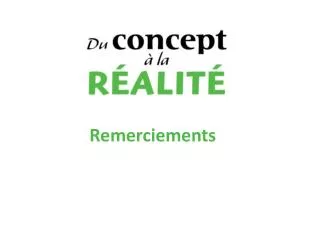 remerciements