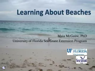 Learning About Beaches
