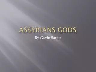 Assyrians Gods
