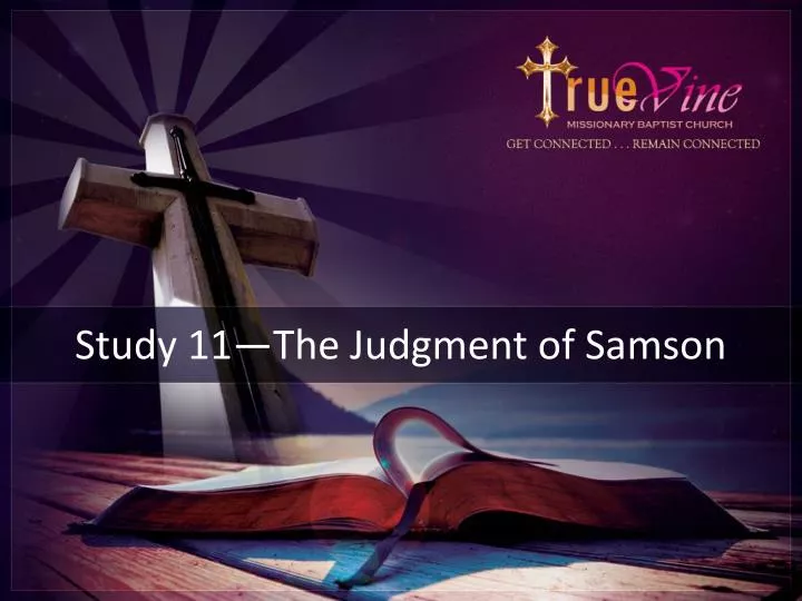 study 11 the judgment of samson