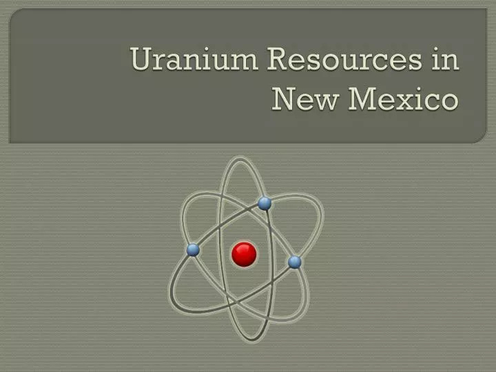 uranium resources in new mexico